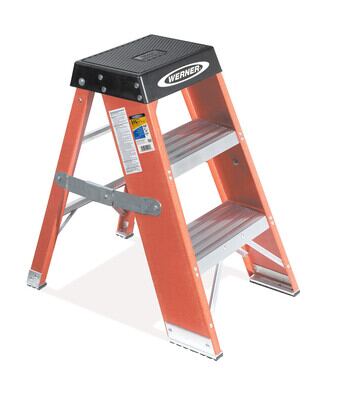 Fiberglass Industrial Step Stand 3 Step 300 Lb. Capacity