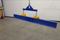 Steel Magnetic Spreader Beam 36 In Length 2,000 Lb. Capacity