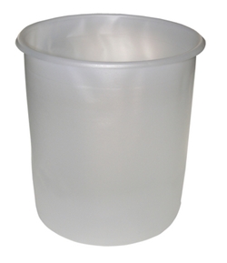 High Density Polyethylene Pail Liner 12-1/2 In. x 12-1/2 In. x 13 In. 15 Mil Thick 5 Pack, 5 Gallon Capacity 