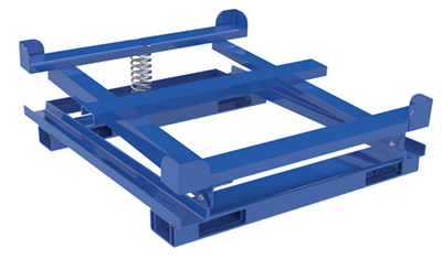 Steel Intermediate Bulk Container Tilt Stand with Fork Pockets 48-1/2 In. x 15-1/4 In. 4400 Lb. Capacity