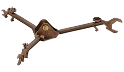 Bronze Multi-Purpose Overhead Drum Lifter 25-1/2 In. x 25-1/2 In. x 16-1/2 In. 800 Lb. Capacity