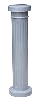 Aluminum Decorative Bollard 43-1/2 In. x 5-1/2 In. 