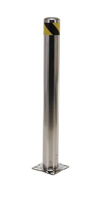 Stainless Steel Pipe Safety Bollard 42 In. x 4-1/2 In. 