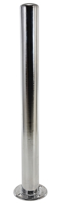 Steel Chrome Plated Safety Bollard 42-1/8 In. x 4 In.