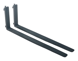 Forged Steel Forks with Carriage Pin 36 In. x 1-1/2 In. 4,000 Lb. Capacity