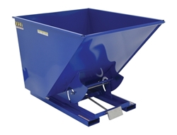 Steel Heavy Duty Self Dumping Hopper 2 Cubic Yard 6000 Lb. Capacity 