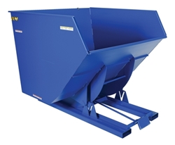 Steel Heavy Duty Self Dumping Hopper 4 Cubic Yard 6000 Lb.