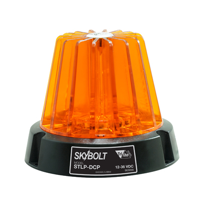 Polycarbonate Permanent Fork Truck LED DC Strobe Beacon Light 4-1/2 In. x 4-1/2 In. x 3-3/4 In.